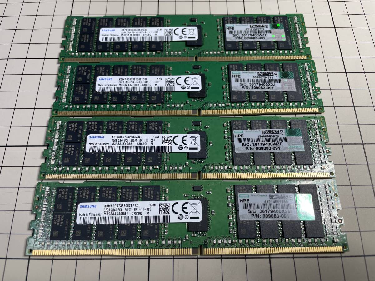 送料無料】SAMSUNG ECC Registered PC4-2400T DDR4 SDRAM RDIMM/128GB