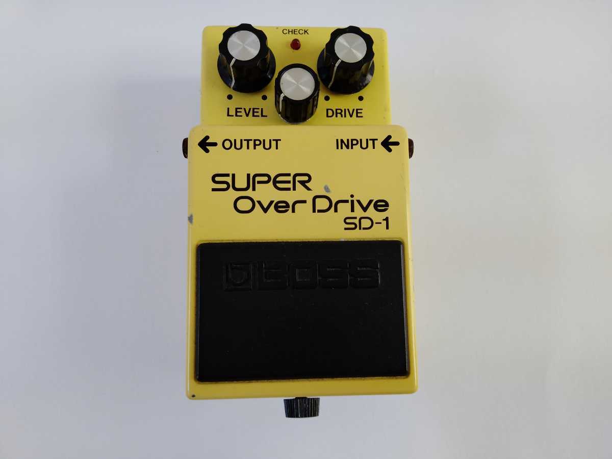 84年製ジャパンビンテージ boss SD-1 日本製 スーパーオーバードライブ
