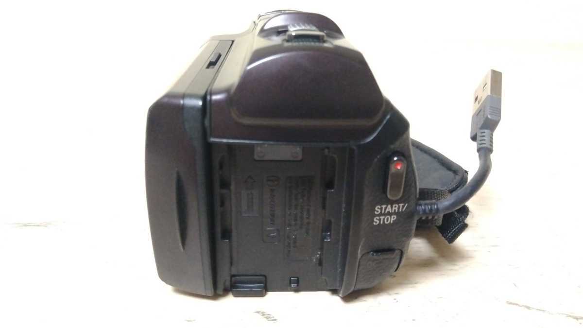 47■SONY ビデオカメラ Handycam ハンディカム HDR-PJ800 プロジェクター機能搭載 通電確認済 ジャンク現状品_画像5