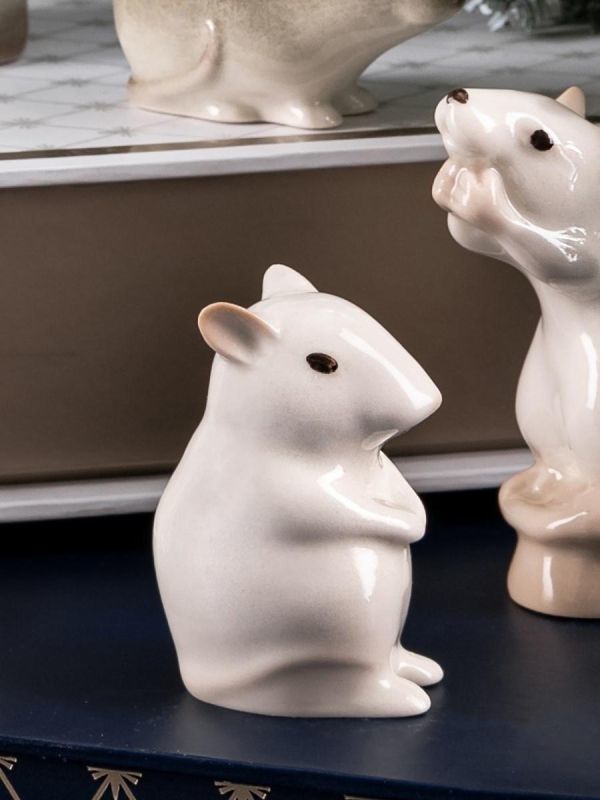 [ Russia. name .][#IPM0162](0)*[ free shipping ] imperial * Poe se Len figyu Lynn [ small mouse ] ceramics made ( height 5.). style. exist present 