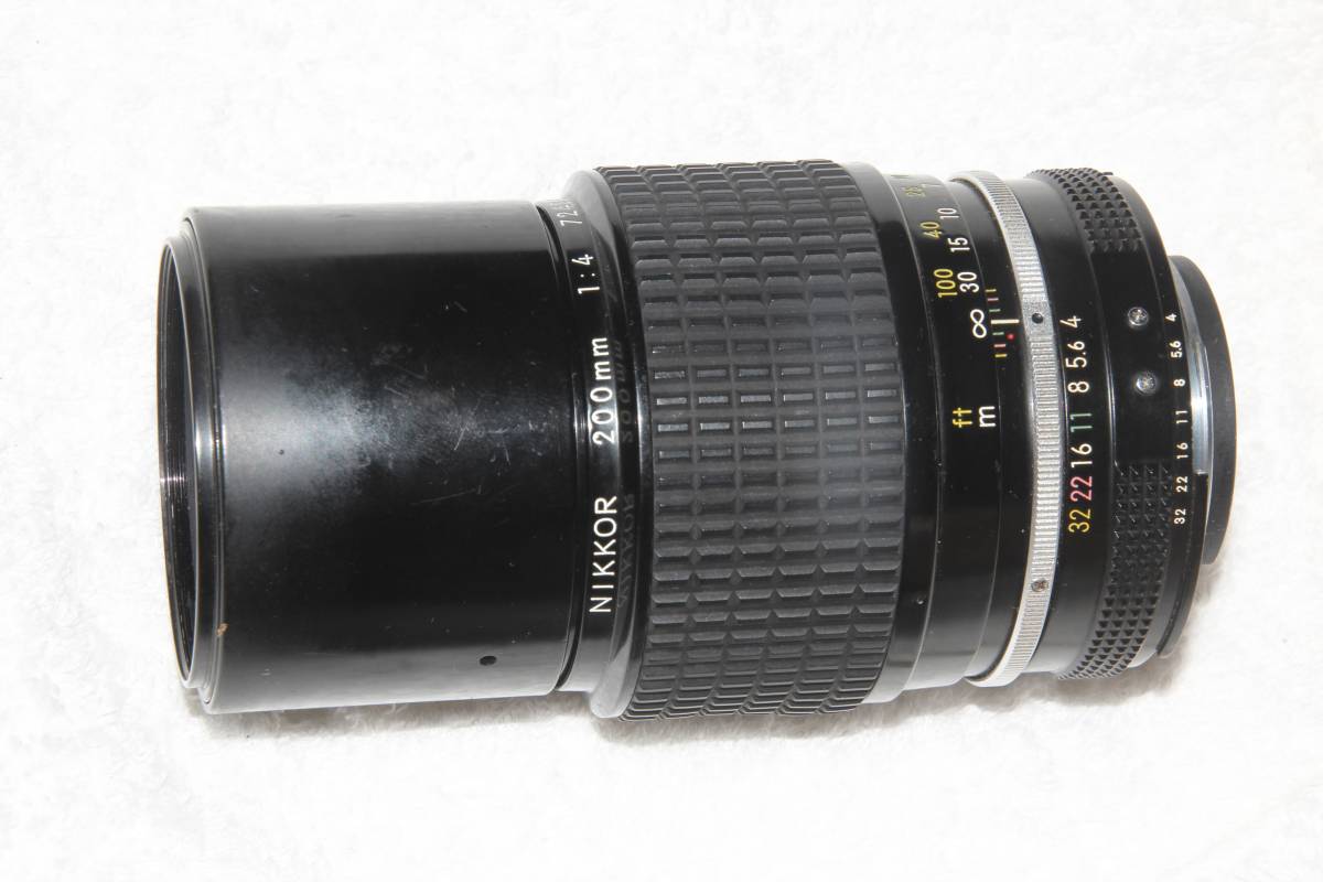 ニコン Nikon Ai NIKKOR ニッコール 200mm F4 détails du produit de l