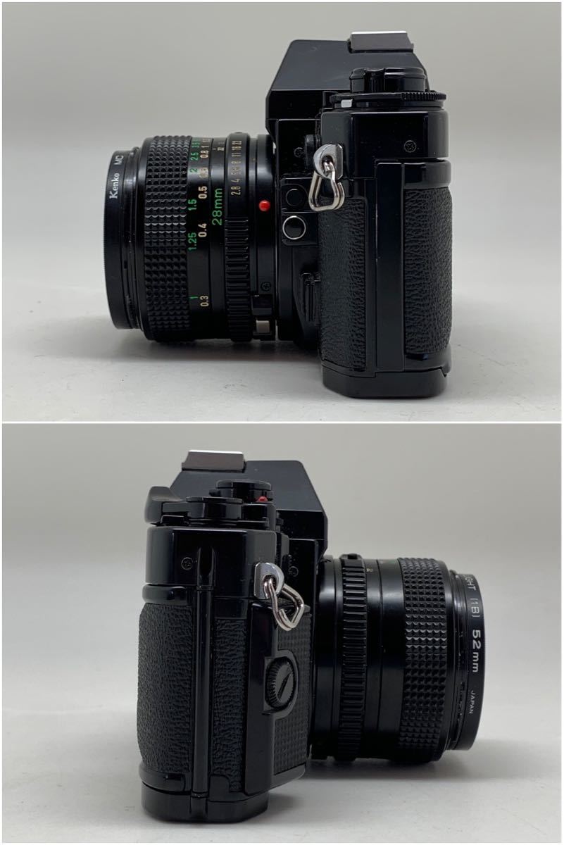 Canon キャノン A-1 FD 28mm 1:2.8 50mm 1:1.4 レンズ ストロボ 取説 箱 他 付属_画像3