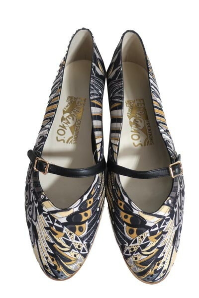 美品】Salvatore Ferragamo サルヴァトーレフェラガモ 靴 パンプス