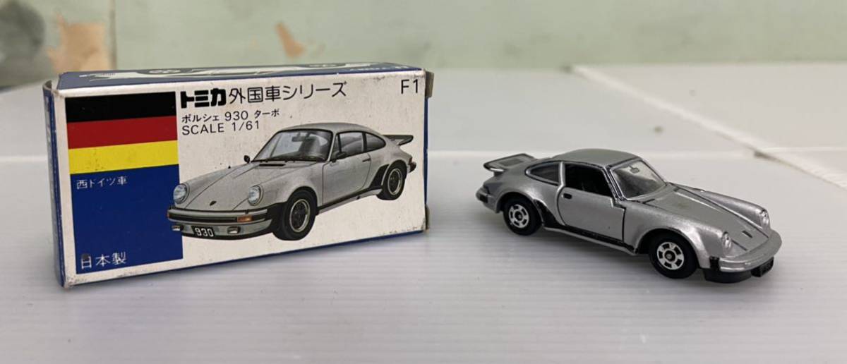 トミカ 外国車シリーズ 青箱 F1 ポルシェ 930ターボSCALE 61/1 トミカ 外国車シリーズ 青箱 F1 ポルシェ 930ターボSCALE 61/1