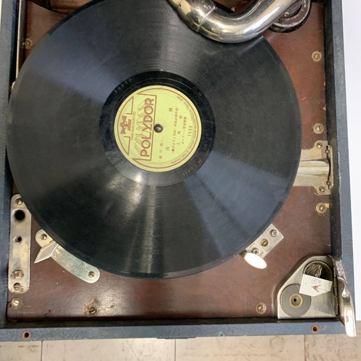 蓄音機 Victor アンティーク 木製 VICTROLA ヴィンテージ 動品_画像3