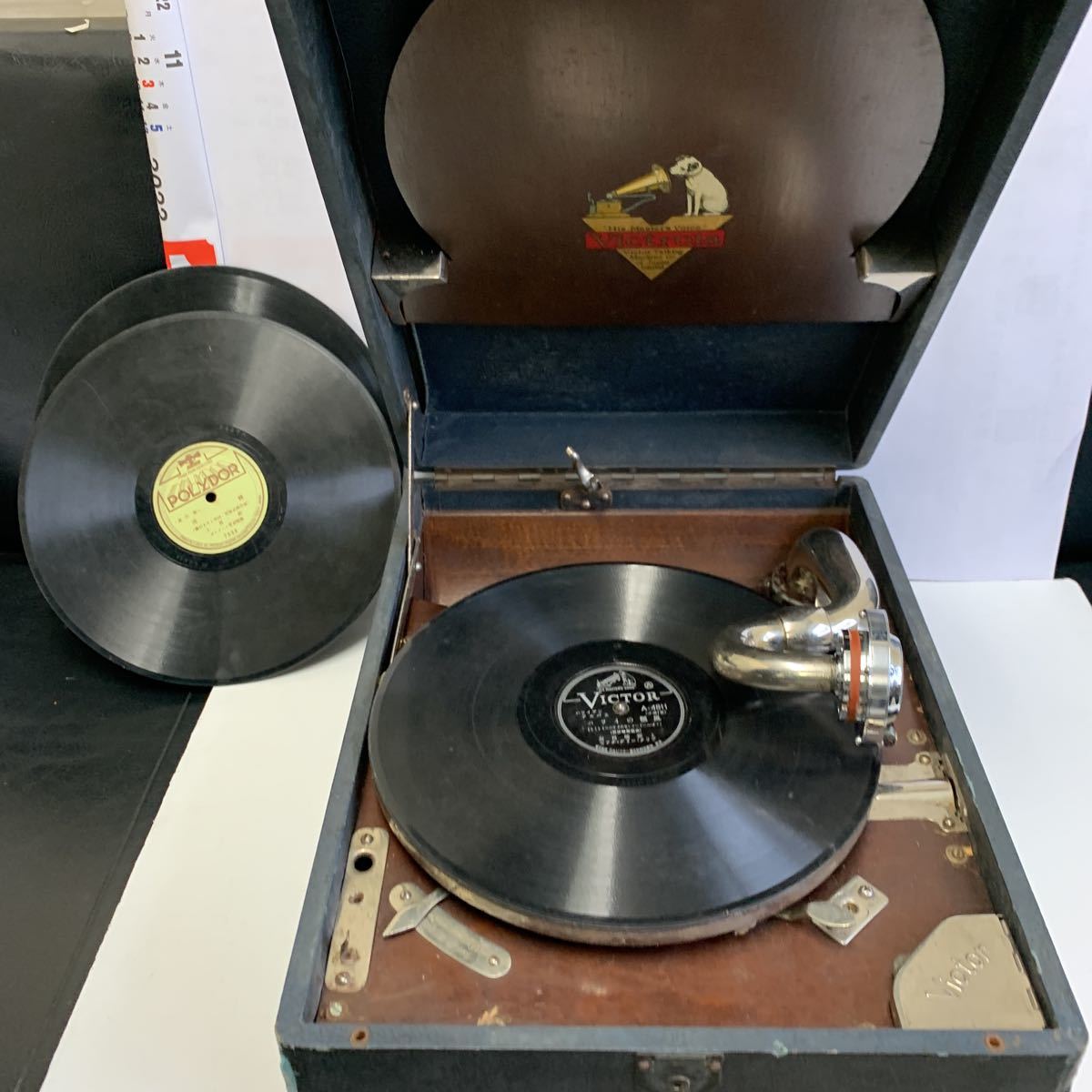 蓄音機 Victor アンティーク 木製 VICTROLA ヴィンテージ 動品