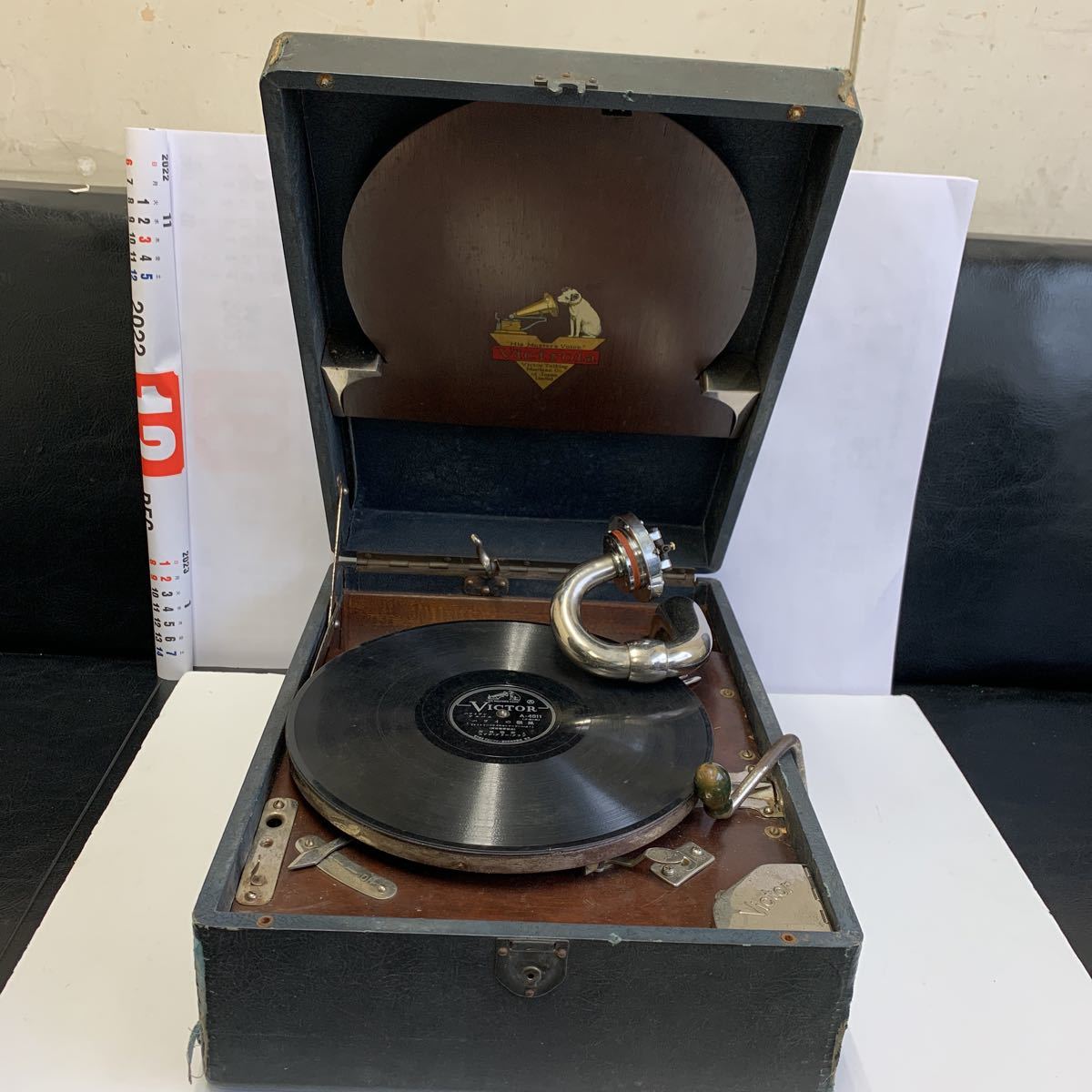 蓄音機 Victor アンティーク 木製 VICTROLA ヴィンテージ 動品