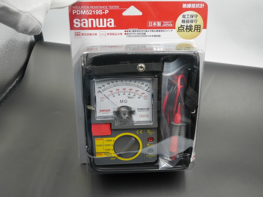 送料込み○未使用○サンワ 絶縁抵抗計 PDM5219S-P○ | coovias.com