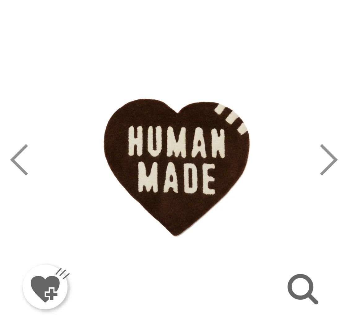 SALE／100%OFF】 human made ヒューマンメイド HEART RUG SMALL ラグ