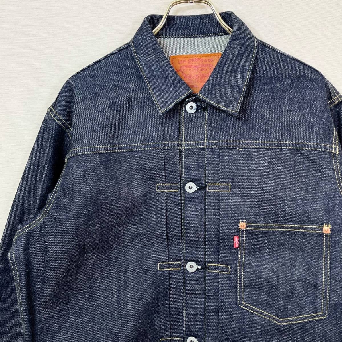 希少 《Mint Condition(Dead) /1997年 /日本製》90s 超極上品【 LEVIS 506 WW2 大戦モデル ファースト デニム ジャケット 40 ビンテージ 】_画像1