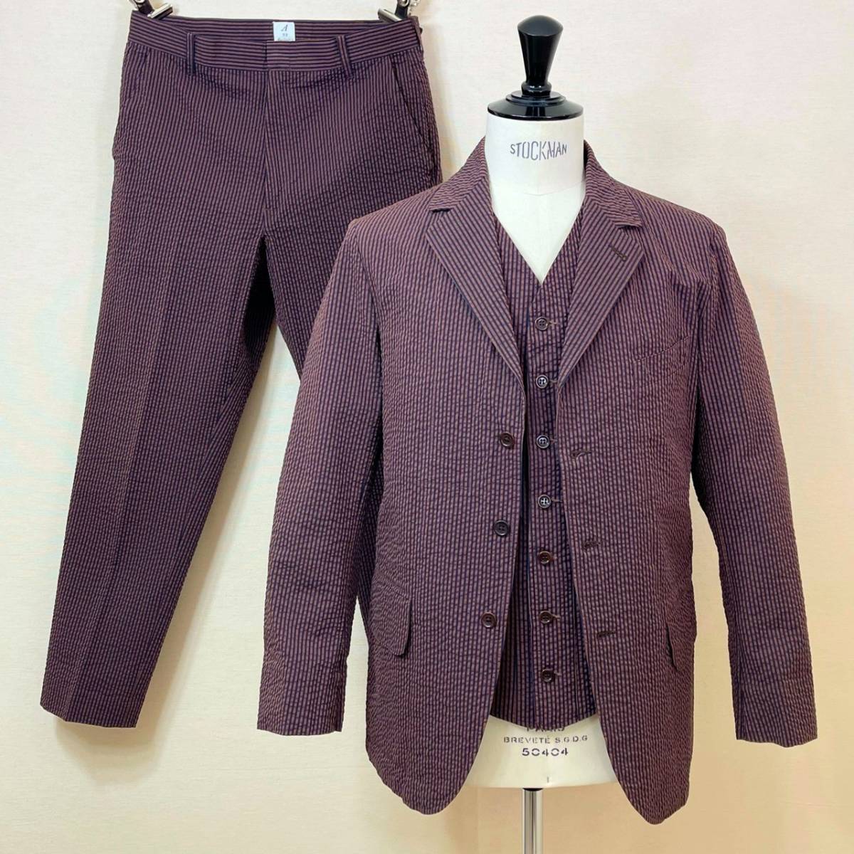 ANATOMICA CAVALIER シアサッカー-