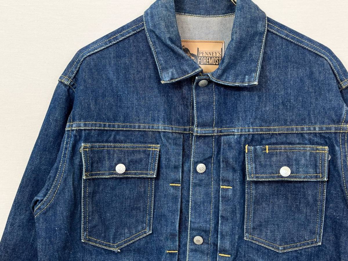 本物◇ 希少 60s FOREMOST デニムジャケット ヴィンテージ agapeeurope.org