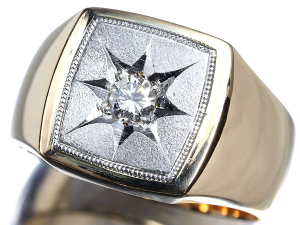 4790ST 売り切り 新品 RK宝石 《Diamond》豪華デザイン 賜物 極上ダイヤモンド Pt900 ダイヤ 67％以上節約 高級印台リング K18 0.18ct