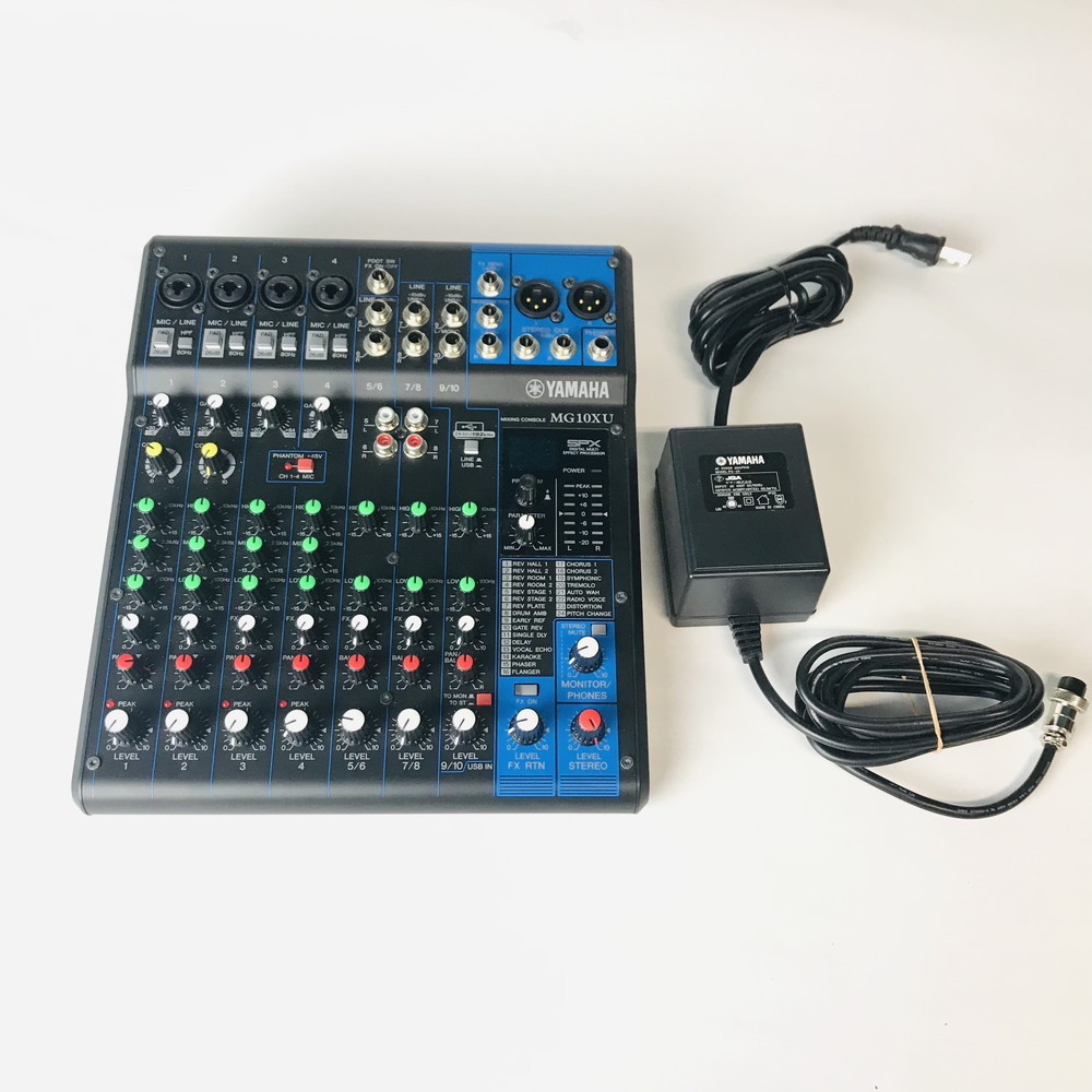 美品】 YAMAHA ヤマハ MG10XU アナログミキサー 音響機材 ACアダプタ