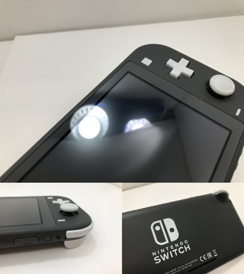 1円 Nintendo Switch Lite本体 グレー み 完備品 保証印 2021/9/22 034 