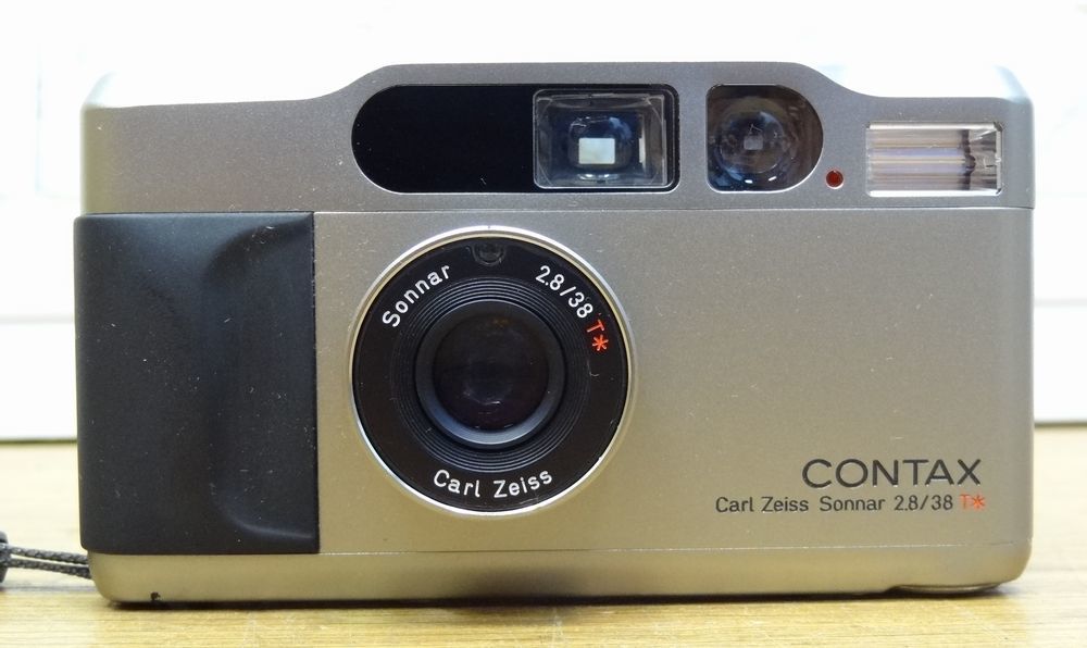 CONTAX/コンタックス T2 Carl Zeiss Sonnar 2.8/38 コンパクトフィルムカメラ ジャンク品/現状品_画像3