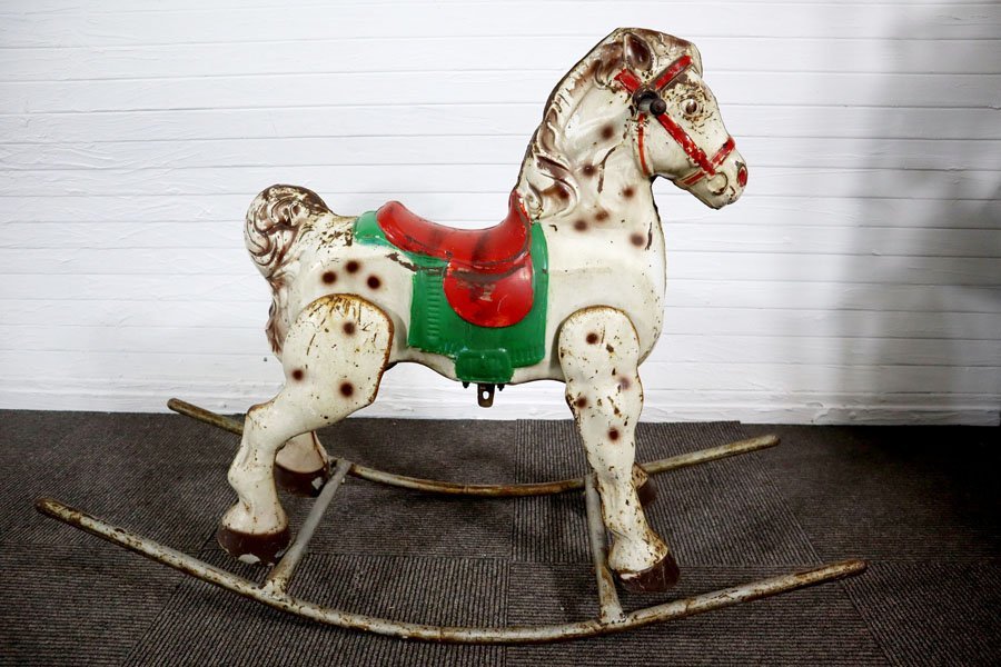 AR7774* antique goods * American direct import * rocking chair * horse *W1090 H780 D380*