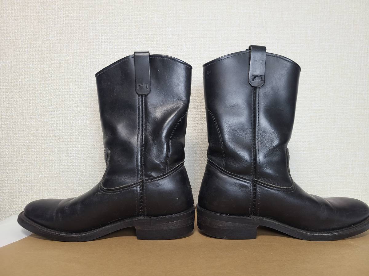REDWING/レッドウィング/ペコスブーツ/US7/ブラック/8155/旧羽タグ/510