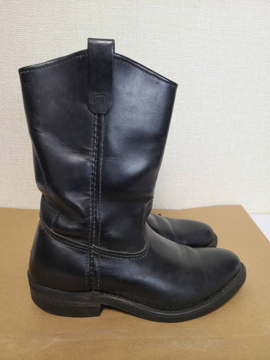 REDWING/レッドウィング/ペコスブーツ/US7/ブラック/8155/旧羽タグ/510