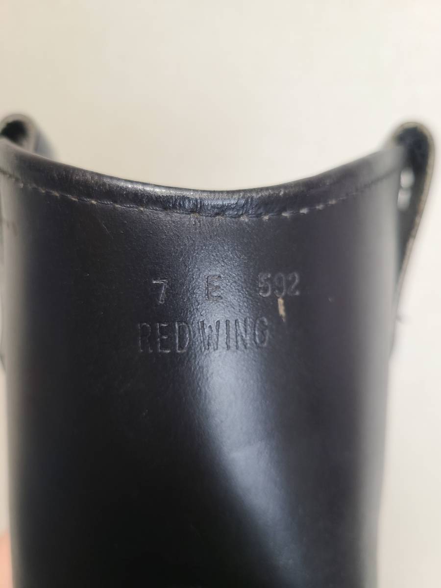 REDWING/レッドウィング/ペコスブーツ/US7/ブラック/8155/旧羽タグ/510
