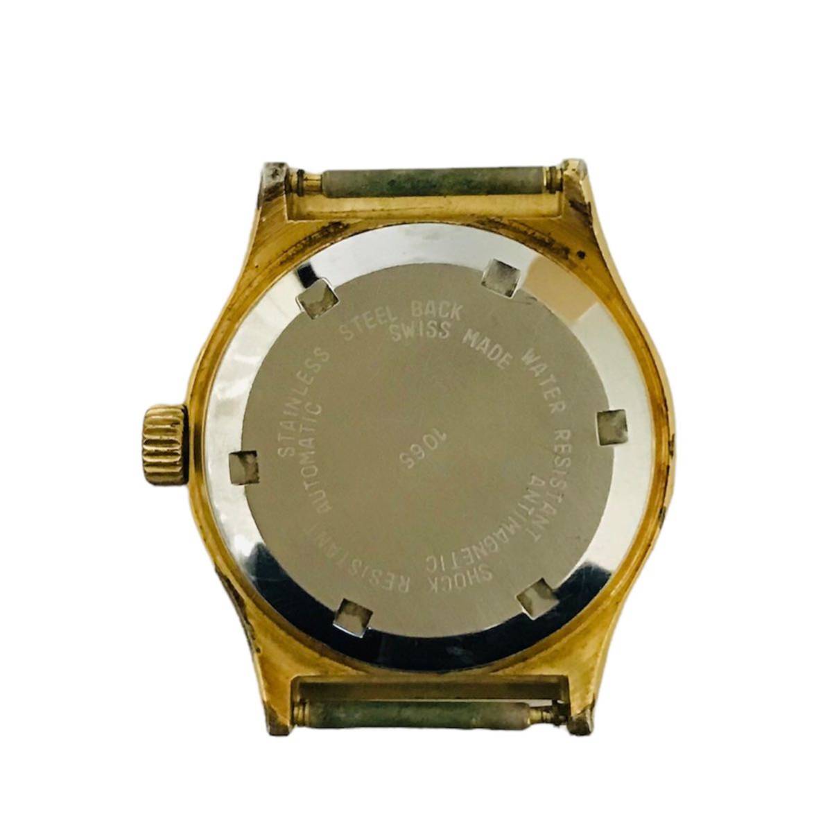 * ultra rare * BUCHERER Karl Fb spatula self-winding watch lady's wristwatch operation goods Switzerland made antique Vintage bshula- clock rare goods 