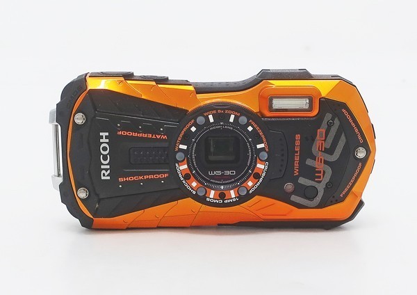 ◇【RICOH リコー】WG-30 コンパクトデジタルカメラ フレームオレンジ