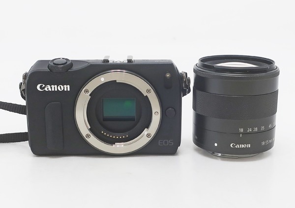 ◇【Canon キヤノン】EOS M EF-M 18-55 IS STM レンズキット ミラー