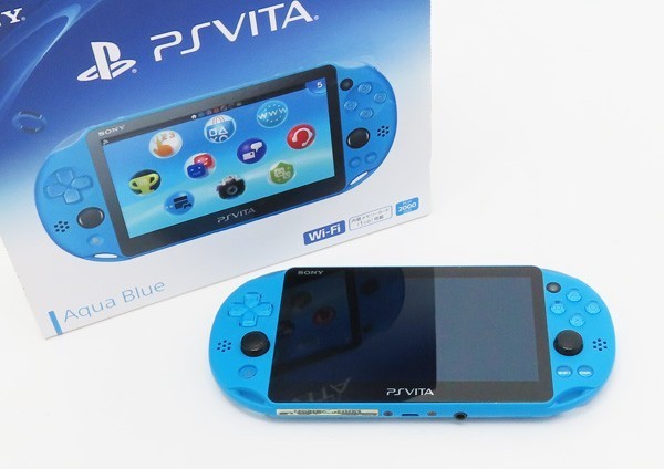 若者の大愛商品 PS Vita PCH-2000 アクア ブルー 本体 Wi-Fiモデル 