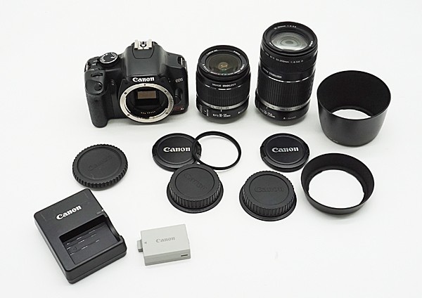 ◇難あり【Canon キヤノン】EOS Kiss X2 ダブルズームキット デジタル