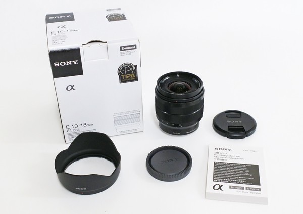 ◇【SONY ソニー】E 10-18mm F4 OSS SEL1018 一眼カメラ用レンズ