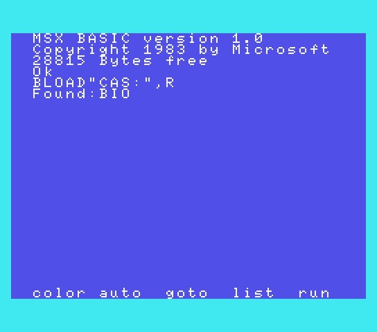 MSX TAPE 「Wシリーズ1 バイオテック／キラーステーション」 (ハドソン) ジャンク_画像2