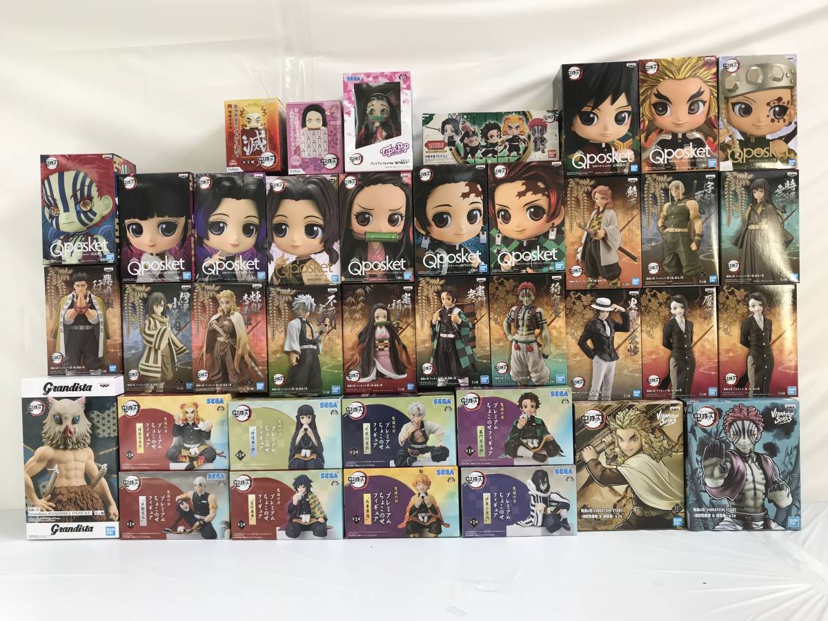 ◇【未開封/1円~】鬼滅の刃フィギュア38個セット大量まとめ売り 炭