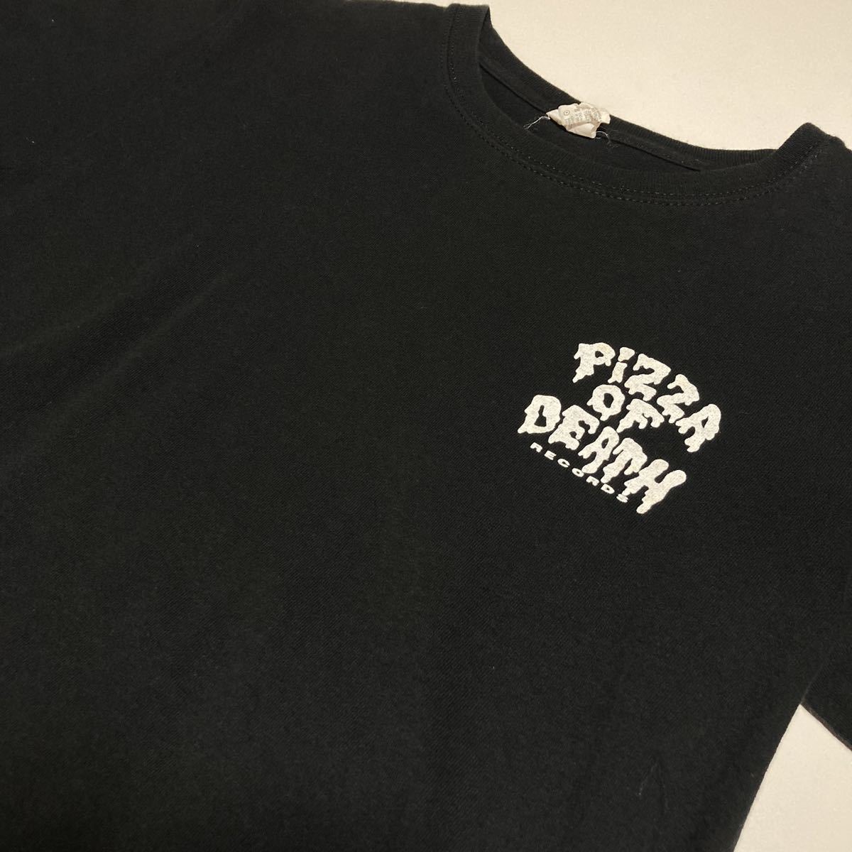 【激レア】ピザオブデス　横山健　ハイスタ　原発嫌いTシャツ バンT ブラック　Sサイズ 古着　ハイスタンダード_画像4