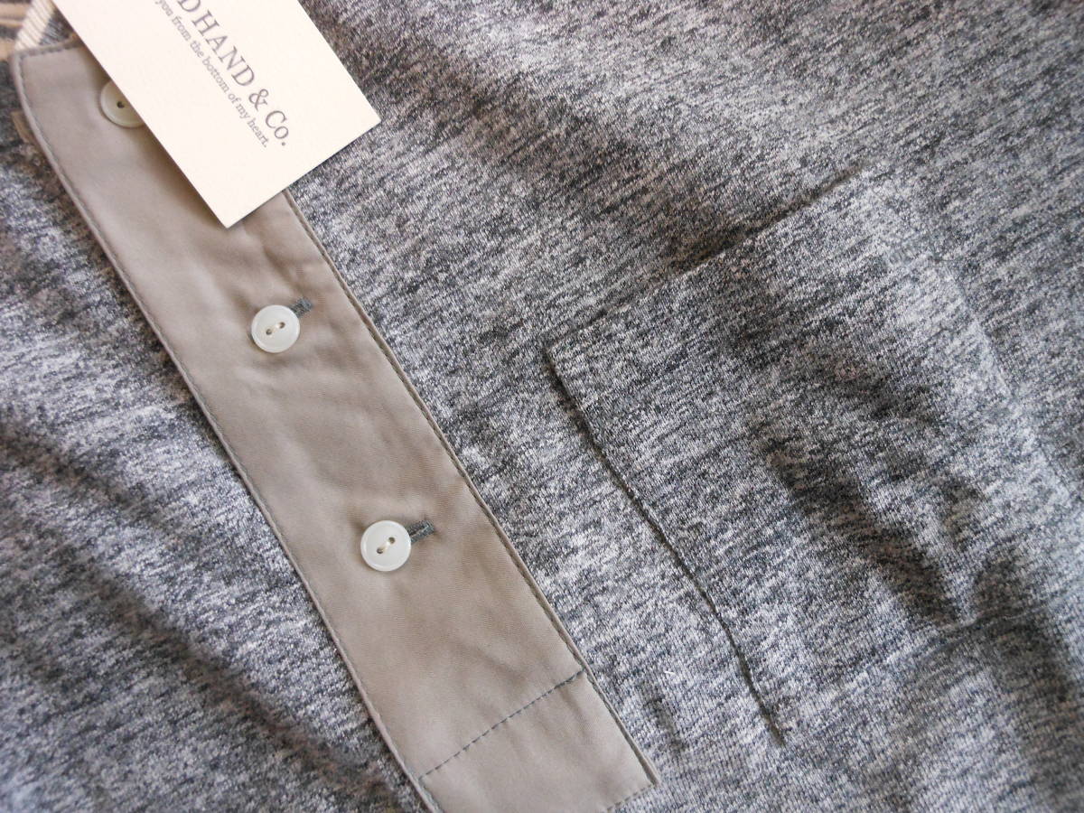 新品☆GLAD HAND グラッドハンド 「R-08 ROYAL HENRY POCKET L/S T