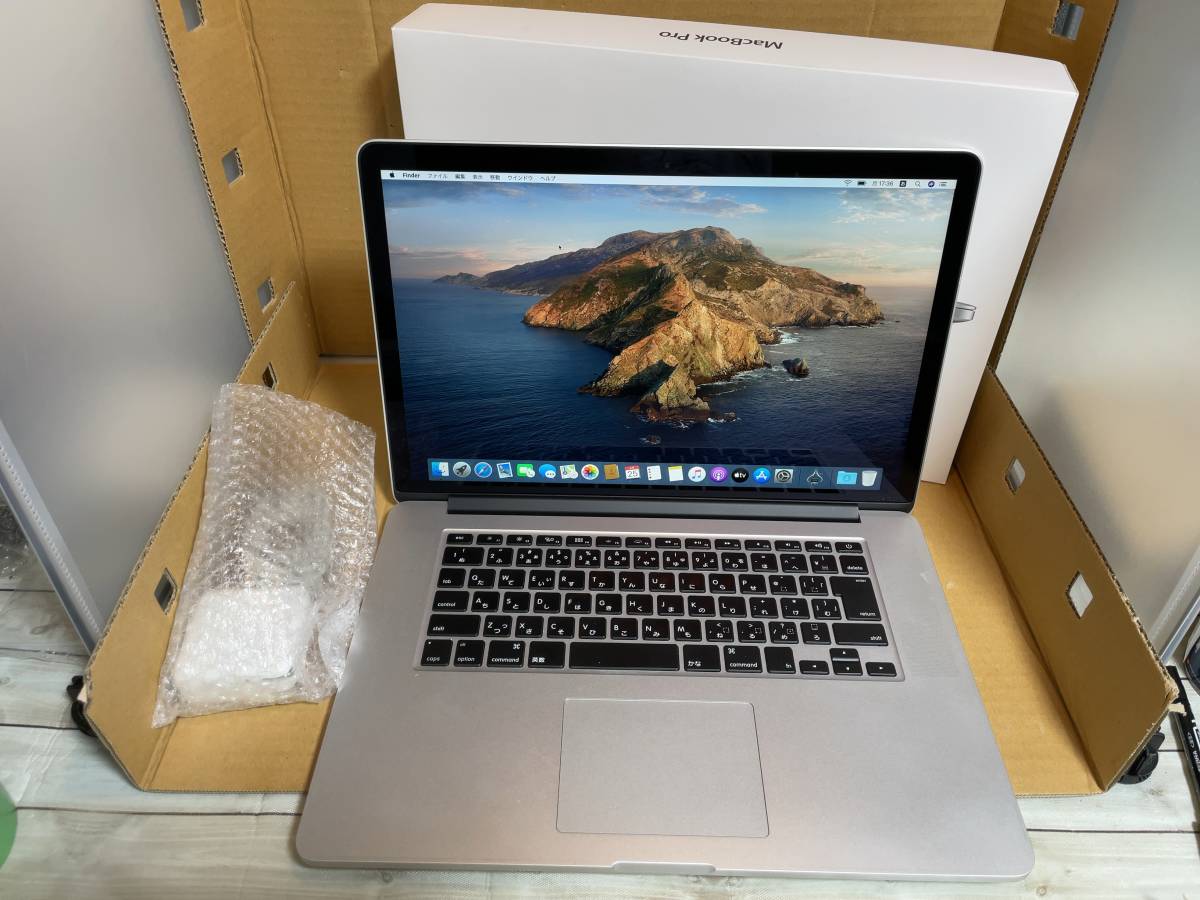 * 極美品 Apple MacBook Pro Retina A1398 Mid 2012 Core i7 2.6GHz/15インチ/Win10 Pro/8GB/PCIe SSD 512GB/Office 2021