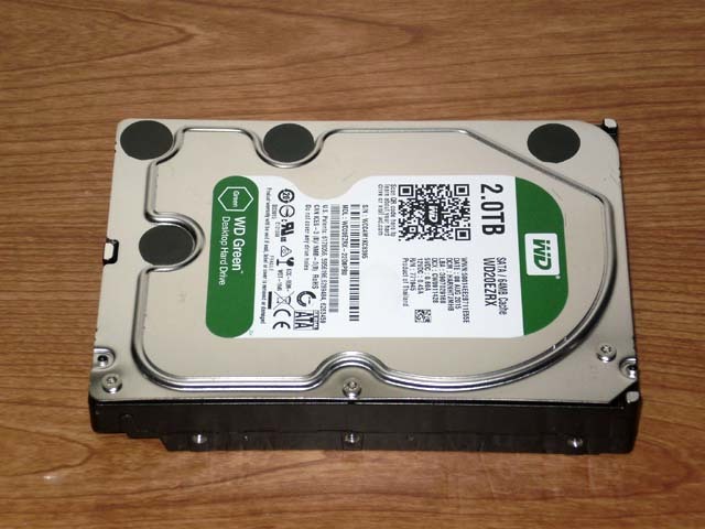 ★ 2TB ★ Western Digital 【 WD20EZRX 】 良品 ★F8T_写真は同型番を流用（見た目ほぼ同じです）