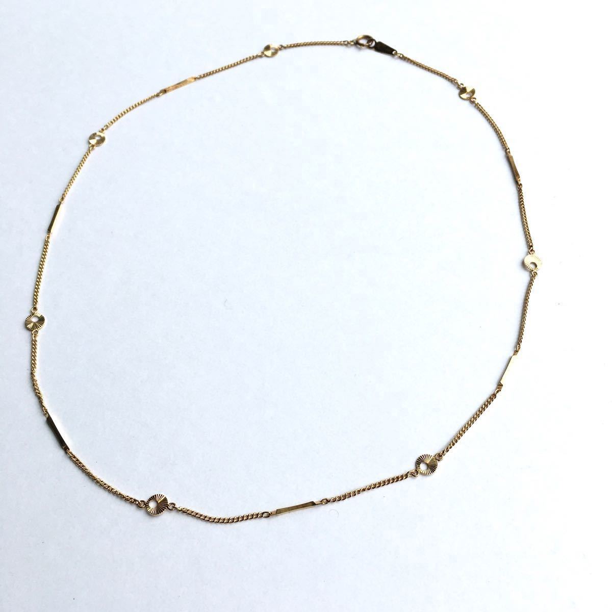 極美品 18k ベネチアンチェーン 19so