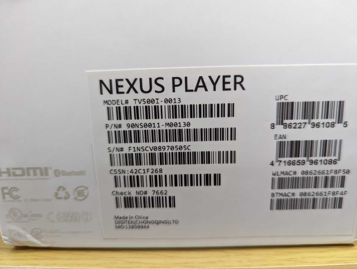 ASUS Nexus Player TV500I ネクサスプレイヤー AndroidTV インターネットテレビ_画像7