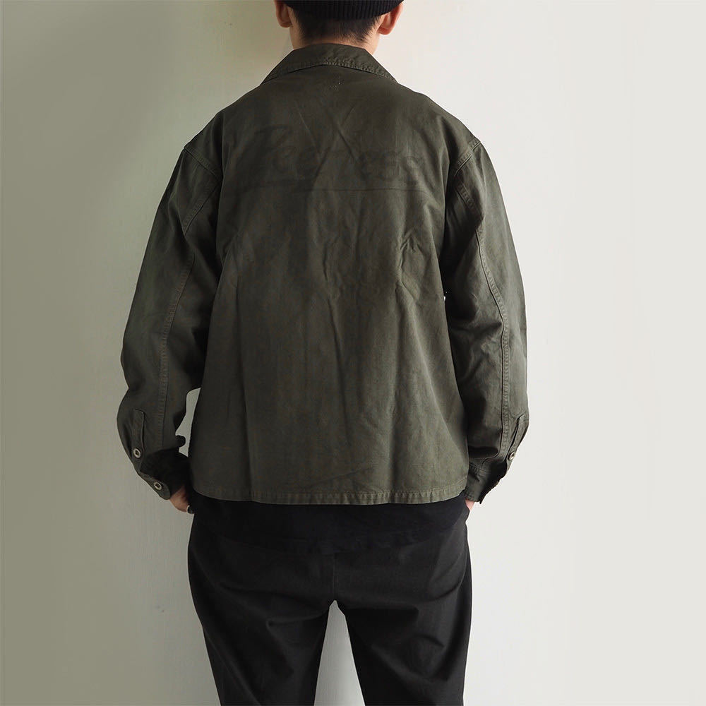 visvim 2021AW DOMAIN L/S DMGD OLIVE size 3送料無料 美品 //22 visvim 2021AW DOMAIN L/S DMGD OLIVE size 3送料無料 美品 //22