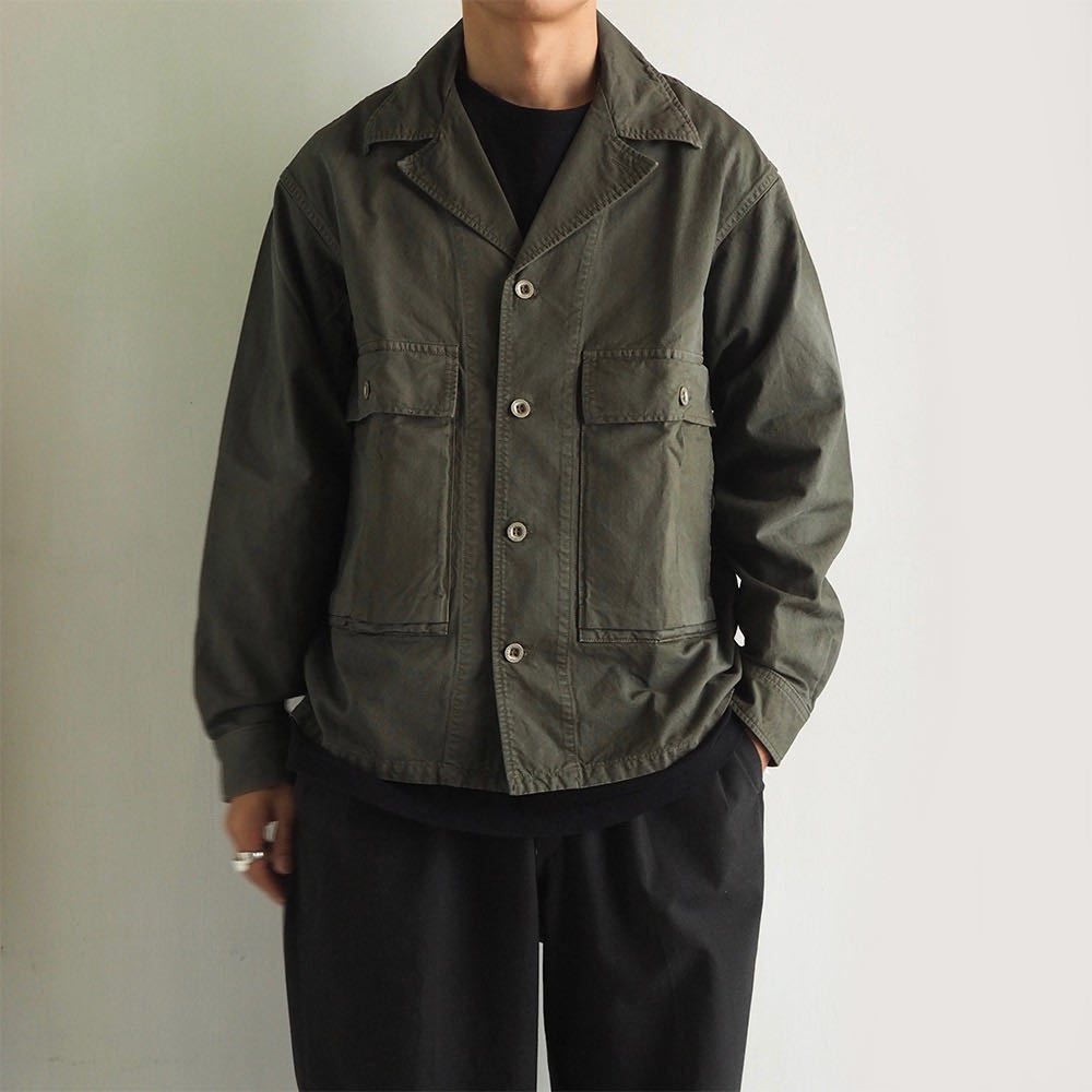 visvim 2021AW DOMAIN L/S DMGD OLIVE size 3送料無料 美品 //22 visvim 2021AW DOMAIN L/S DMGD OLIVE size 3送料無料 美品 //22
