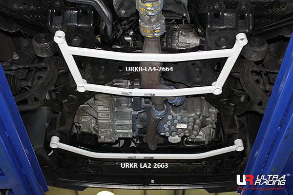 [Ultra Racing] front member brace Ford Explorer 1FMHK8 11/05-16/12 [LA2-2663]