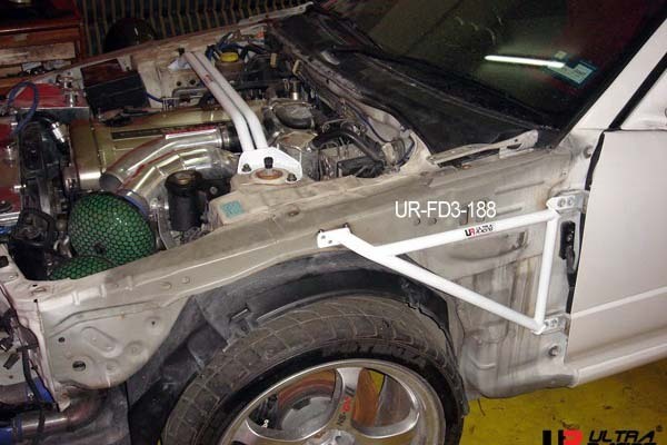 【Ultra Racing】 フロントタワーバー ニッサン スカイラインGT-R BNR34 98/05-02/08 [TW2-187]_画像2