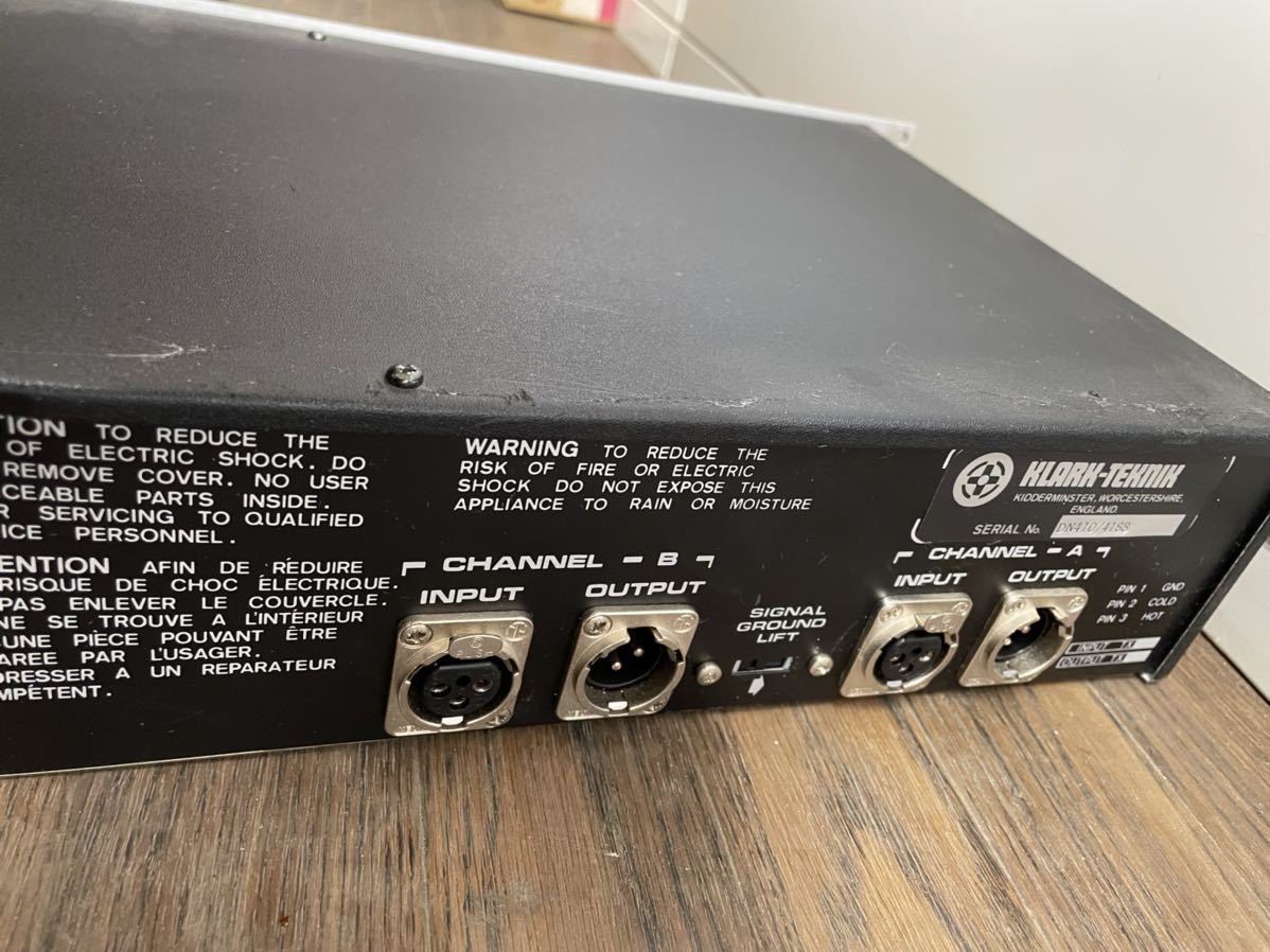 KLARK-TEKNIK DN410 パラメトリックイコライザー-