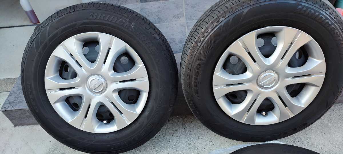 人気が高い 日産ノートE12 純正ホイールタイヤセット タイヤサイズ185