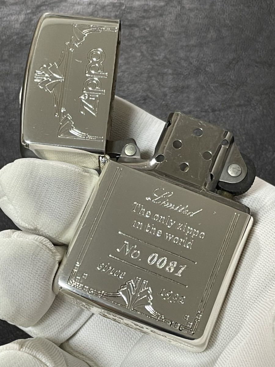 zippo SILVER 通しナンバー入り 限定品 希少モデル ヴィンテージ zippo SILVER 通しナンバー入り 限定品 希少モデル ヴィンテージ