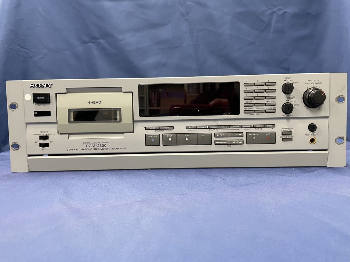 ジャンク品】SONY 業務用DATデッキ PCM-2800 sheepangroup.com