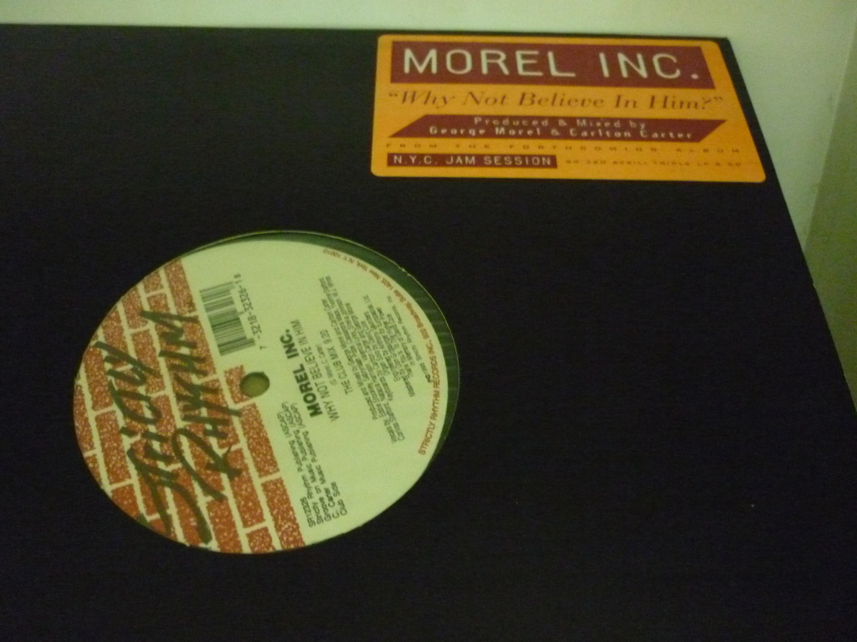 LPA13273　MOREL INC.　/　WHY NOT BELIEVE IN HIM?　/　輸入盤12インチ　盤良好_画像1