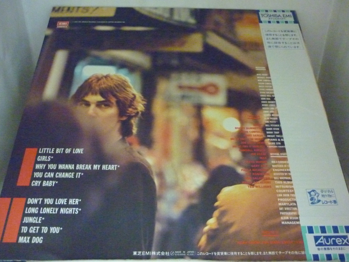 LPA10295　ドゥワイト・トゥイリー DWIGHT TWILLEY / ストリート・ジャングル JUNGLE / 国内盤LP_画像2