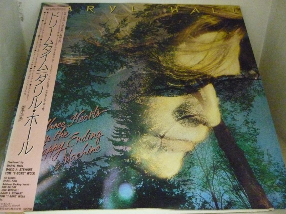 LPA7978 ダリル・ホール DARYL HALL / ドリームタイム THREE HEARTS IN THE HAPPY ENDING MACHINE / 国内盤LP 盤良好_画像1