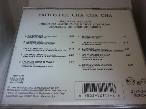 CDA488　EXITOS DEL CHA CHA CHA/輸入盤CD_画像2